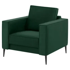 Fotele Wypoczynkowe| Fotel wypoczynkowy ciemnozielony TERRA
