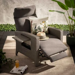 inny Fotel wypoczynkowy do ogrodu SOTTO szary