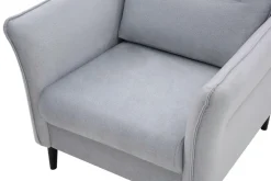 Fotel wypoczynkowy jasnoszary COSIMO