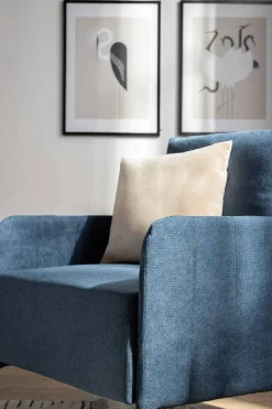 inny Fotel wypoczynkowy MANILI niebieski