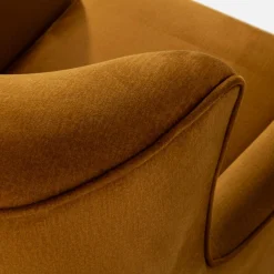 Fotele Wypoczynkowe| Fotel wypoczynkowy musztardowy CARY