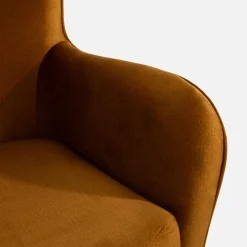 Fotele Wypoczynkowe| Fotel wypoczynkowy musztardowy CARY