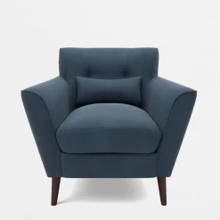 Softi Fotel wypoczynkowy niebieski TEDDY