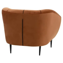 Fotel wypoczynkowy pomarańczowy OLIVIO