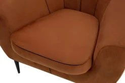 Fotel wypoczynkowy pomarańczowy OLIVIO