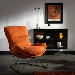 Fotele Wypoczynkowe|inny Fotel wypoczynkowy pomarańczowy DYNASTI