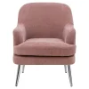 Fotel wypoczynkowy różowy MIARO