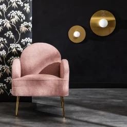Fotele Wypoczynkowe| Fotel wypoczynkowy różowy MIDNI