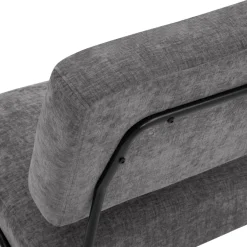 Fotel wypoczynkowy szary MANCIA