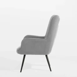 Fotele Wypoczynkowe| Fotel wypoczynkowy szary JAZAN