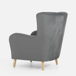 inny Fotel wypoczynkowy szary CARY