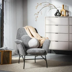 inny Fotel wypoczynkowy szary MARENNO