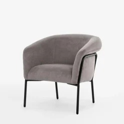 inny Fotel wypoczynkowy szary LEQREN