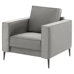 Fotele Wypoczynkowe| Fotel wypoczynkowy szary TERRA