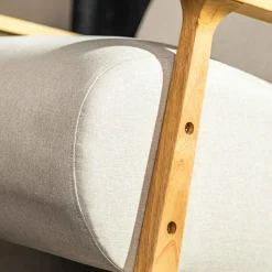 Fotel wypoczynkowy szary SURSA