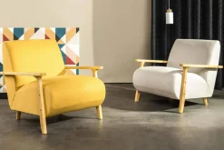 Fotel wypoczynkowy szary SURSA