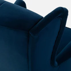 inny Fotel wypoczynkowy uszak granatowy LUCEK