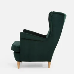 inny Fotel wypoczynkowy uszak ciemnozielony LUCEK