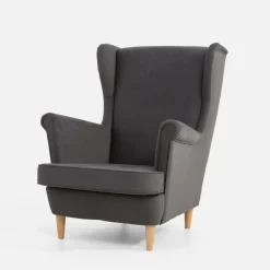 Fotele Wypoczynkowe|inny Fotel wypoczynkowy uszak szary LUCEK