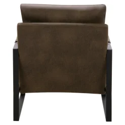 Fotel wypoczynkowy z ekoskóry CARYUM