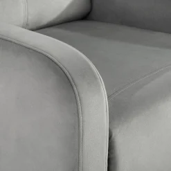 Fotele Wypoczynkowe| Fotel wypoczynkowy z funkcją relaks szary KATINIO