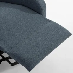 Fotele Wypoczynkowe| Fotel wypoczynkowy z funkcją relaks niebieski KATINIO