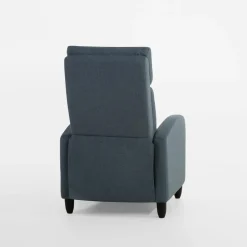 Fotele Wypoczynkowe| Fotel wypoczynkowy z funkcją relaks niebieski KATINIO