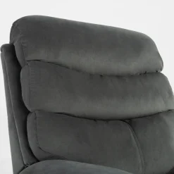 Fotele Wypoczynkowe| Fotel wypoczynkowy z funkcją relaks szary GLIXI