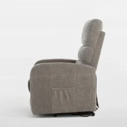 Fotele Wypoczynkowe| Fotel wypoczynkowy z funkcją relaks szary EXMANO