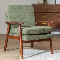 Fotele Wypoczynkowe| Fotel wypoczynkowy zielony CROXTA