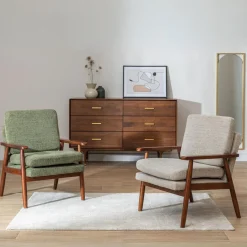 Fotele Wypoczynkowe| Fotel wypoczynkowy zielony CROXTA