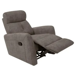 Fotele Wypoczynkowe| Fotel z funkcją relaks brązowy MILA