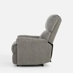 Fotele Wypoczynkowe|inny Fotel z funkcją relaks jasnoszary ZINII