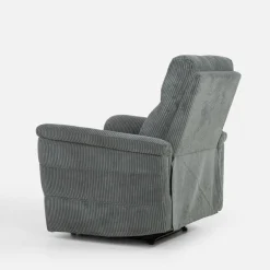 inny Fotel z funkcją relaks sztruksowy ZALI