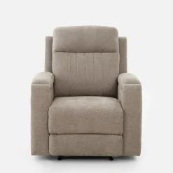 Fotel z funkcją relaksu beżowy ZAVIT