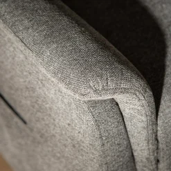 Fotel z funkcją relaksu i masażu szary EXOLI