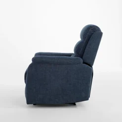 Fotel z funkcją relaksu niebieski ZATRI