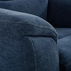 Fotel z funkcją relaksu niebieski ZATRI