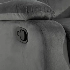 inny Fotel z funkcją relaksu szary GANIBIO