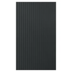 Fronty Ryflowane|Qubik Front drzwi DECOR RYFEL 45x76,5 czarny