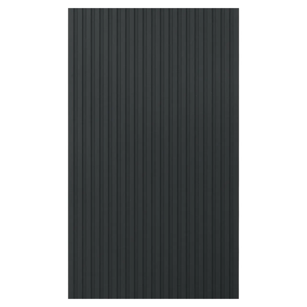 Fronty Ryflowane|Qubik Front drzwi DECOR RYFEL 45x76,5 czarny