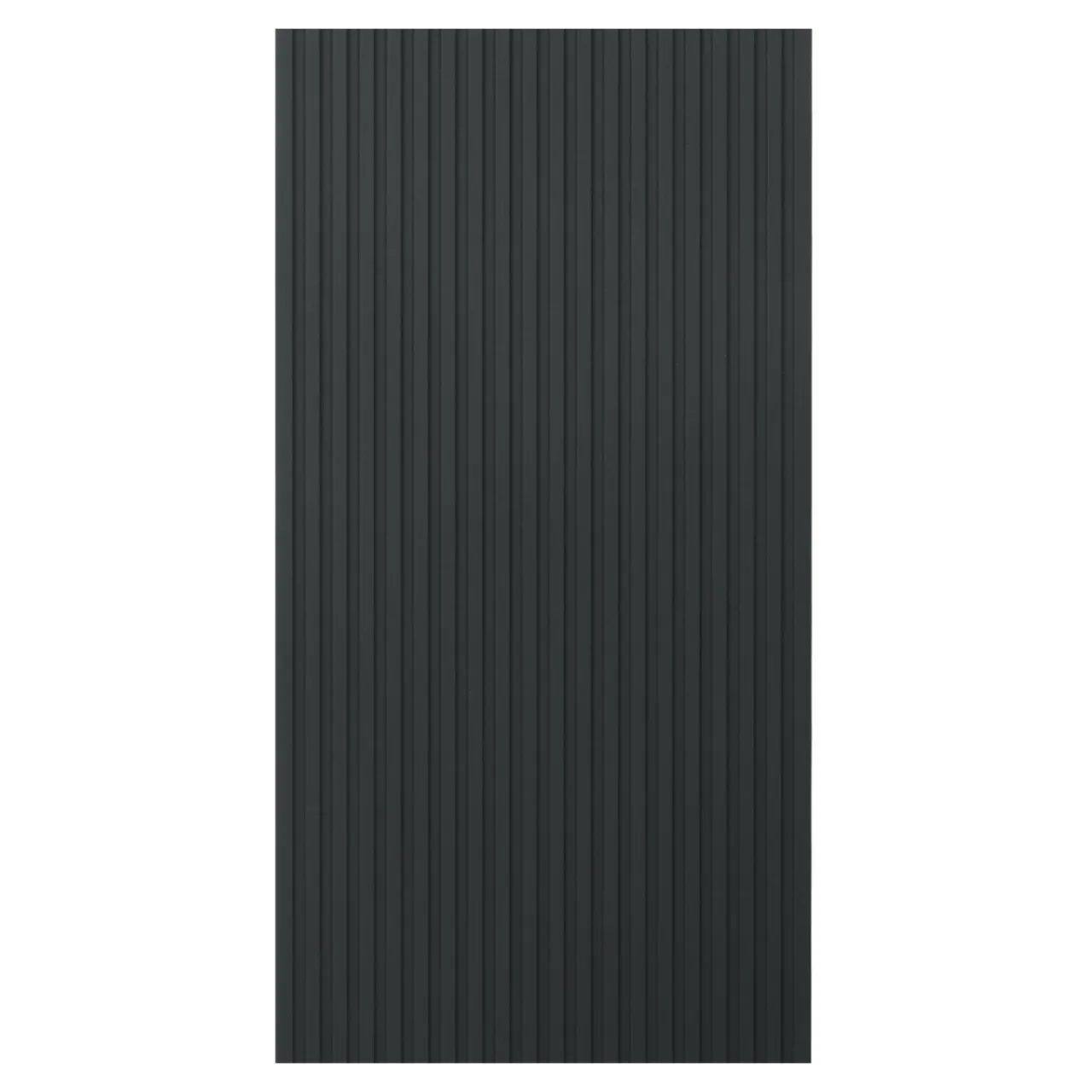 Fronty Ryflowane|Qubik Front drzwi DECOR RYFEL 40x76,5 czarny