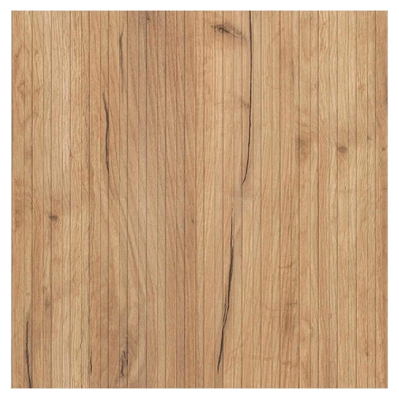 Fronty Ryflowane|Qubik Front drzwi DECOR RYFEL 60x59,6 dąb craft złoty