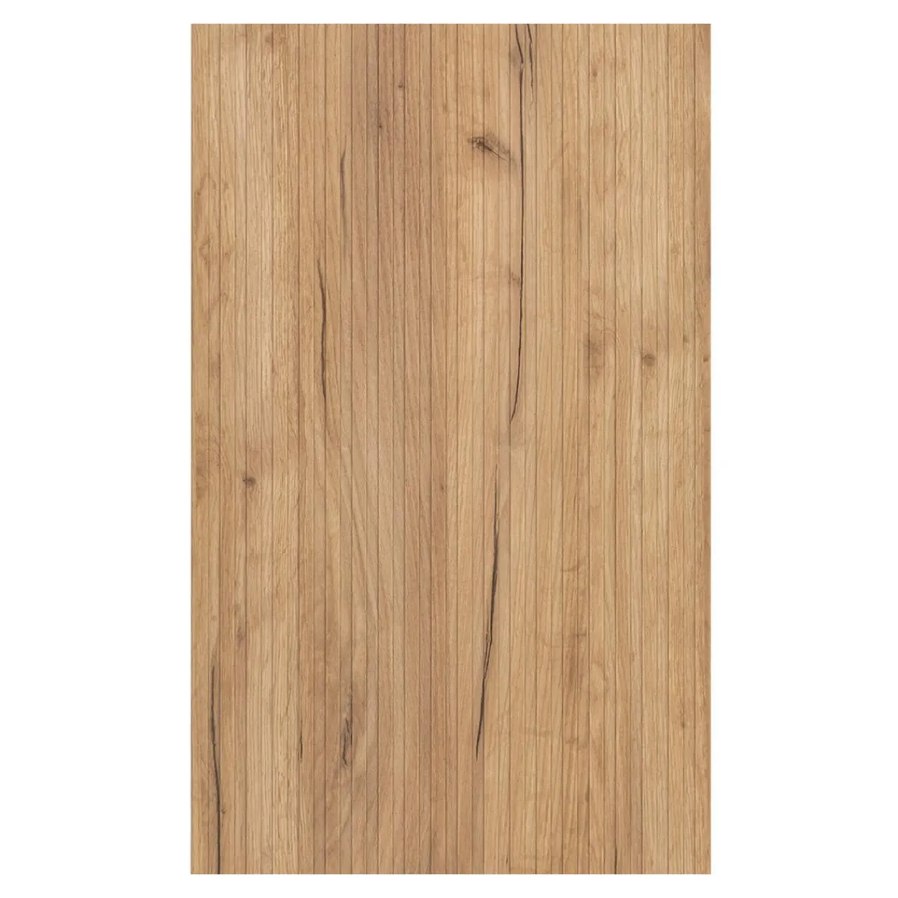 Fronty Ryflowane|Qubik Front drzwi DECOR RYFEL 60x98 dąb craft złoty