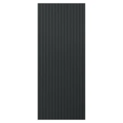 Fronty Ryflowane|Qubik Front drzwi DECOR RYFEL 40x98 czarny