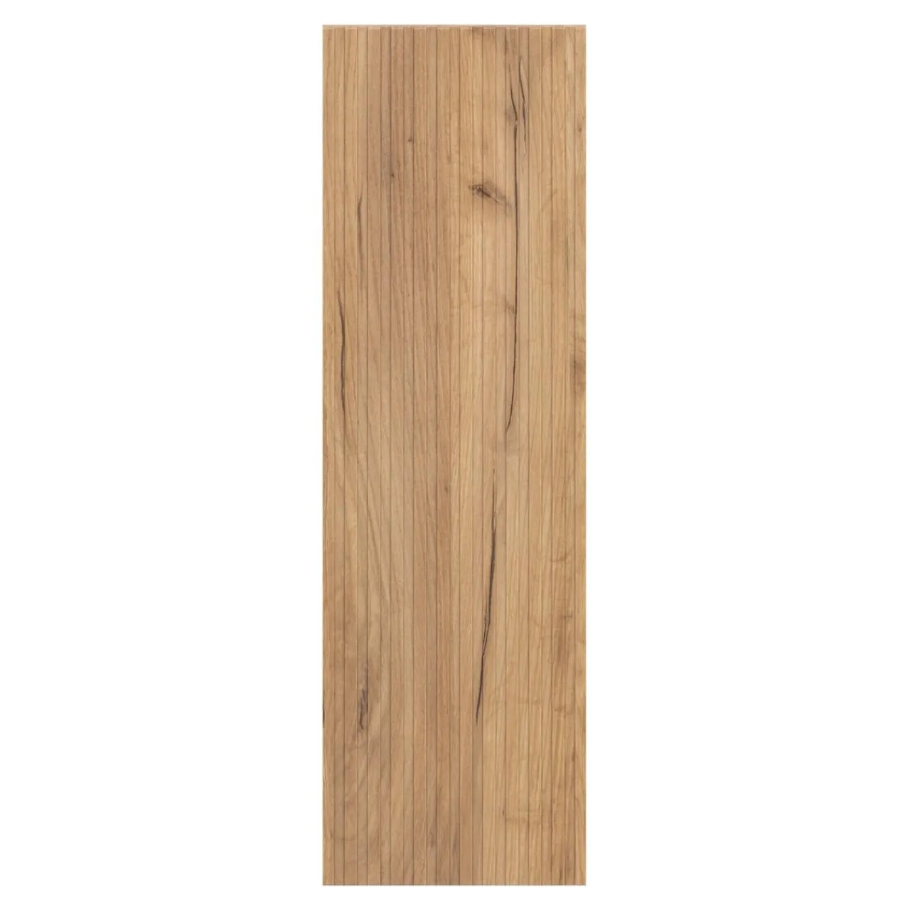 Fronty Ryflowane|Qubik Front drzwi DECOR RYFEL 30x98 dąb craft złoty