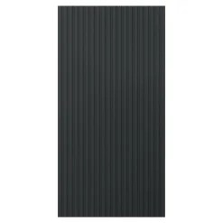 Fronty Ryflowane|Qubik Front drzwi DECOR RYFEL 50x98 czarny