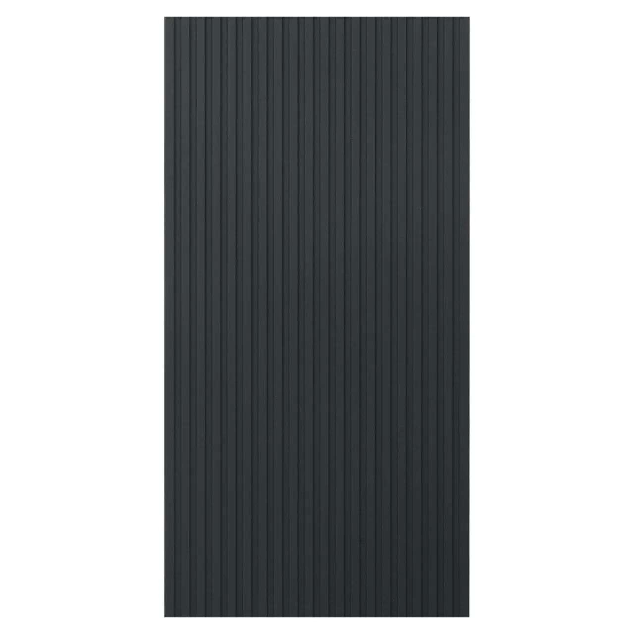 Fronty Ryflowane|Qubik Front drzwi DECOR RYFEL 50x98 czarny