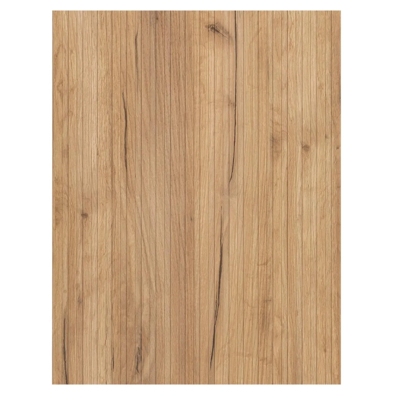 Fronty Ryflowane|Qubik Front drzwi DECOR RYFEL 60x76,5 dąb craft złoty