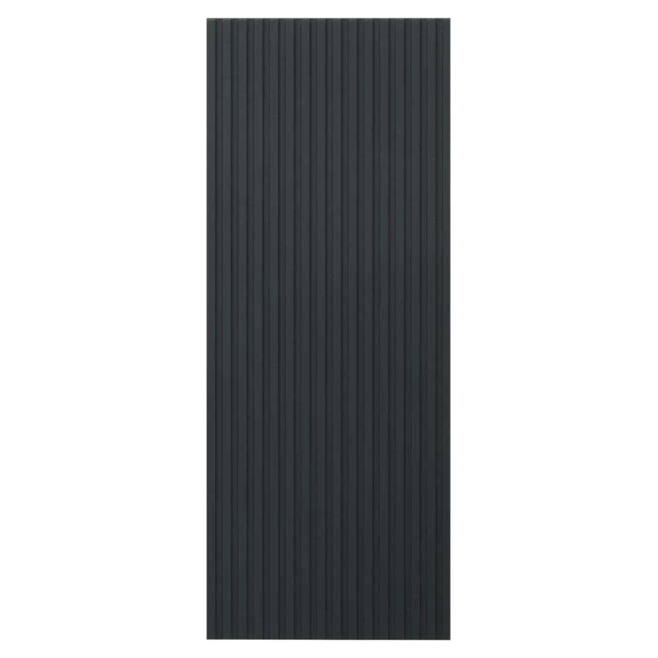 Fronty Ryflowane|Qubik Front drzwi DECOR RYFEL 30x76,5 czarny